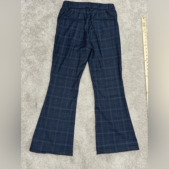 Rebecca Vallance - Lori pant in Navy Check - size 8 - EUC - bootcut/flare leg - Picture 11 of 16